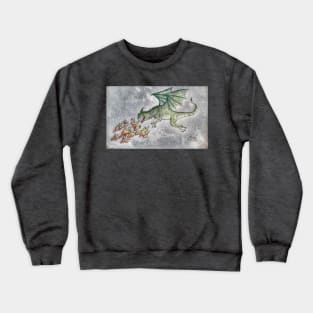 Fire-breathing dragon Crewneck Sweatshirt